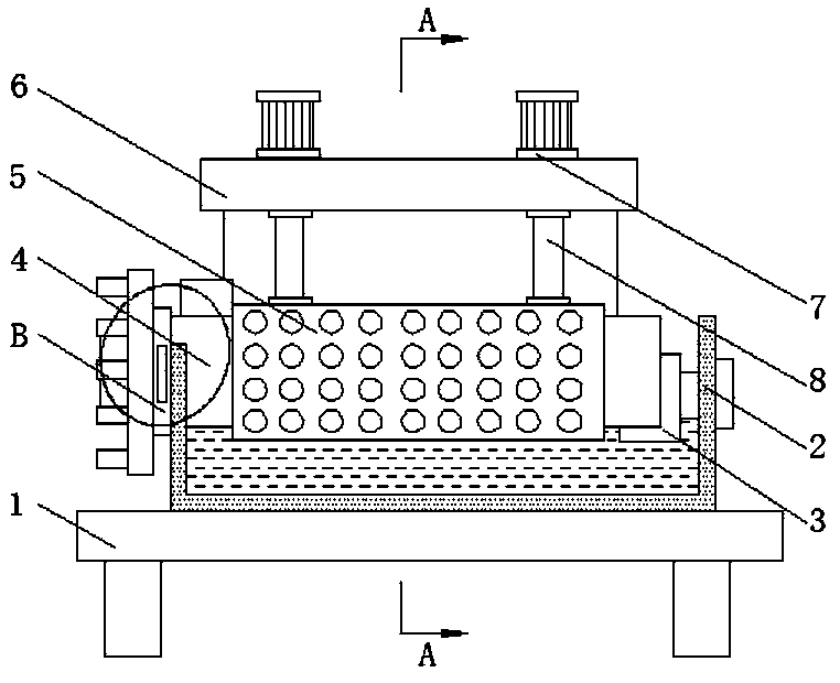 Coating device for production of water treatment tubular membrane