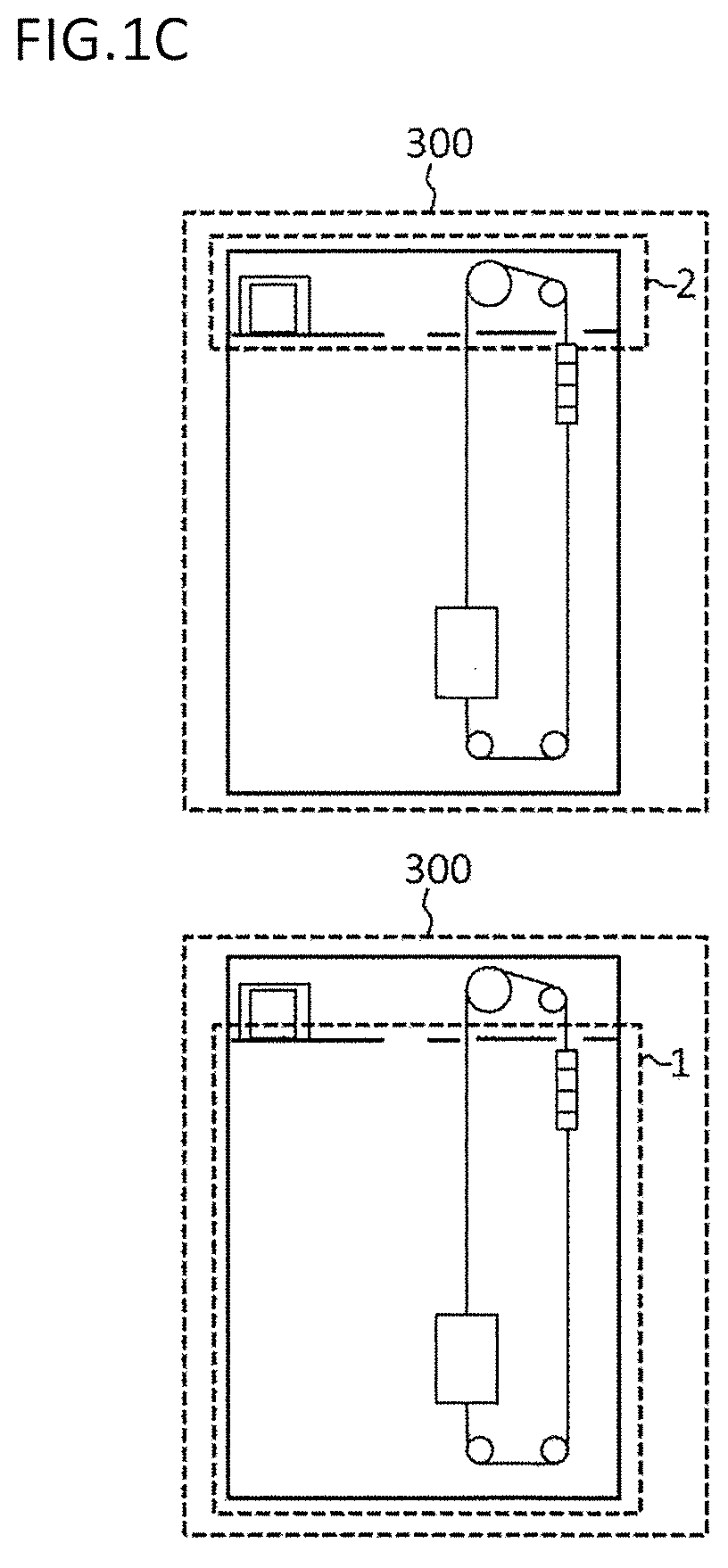 Vibration damping device for elevator rope and elevator apparatus