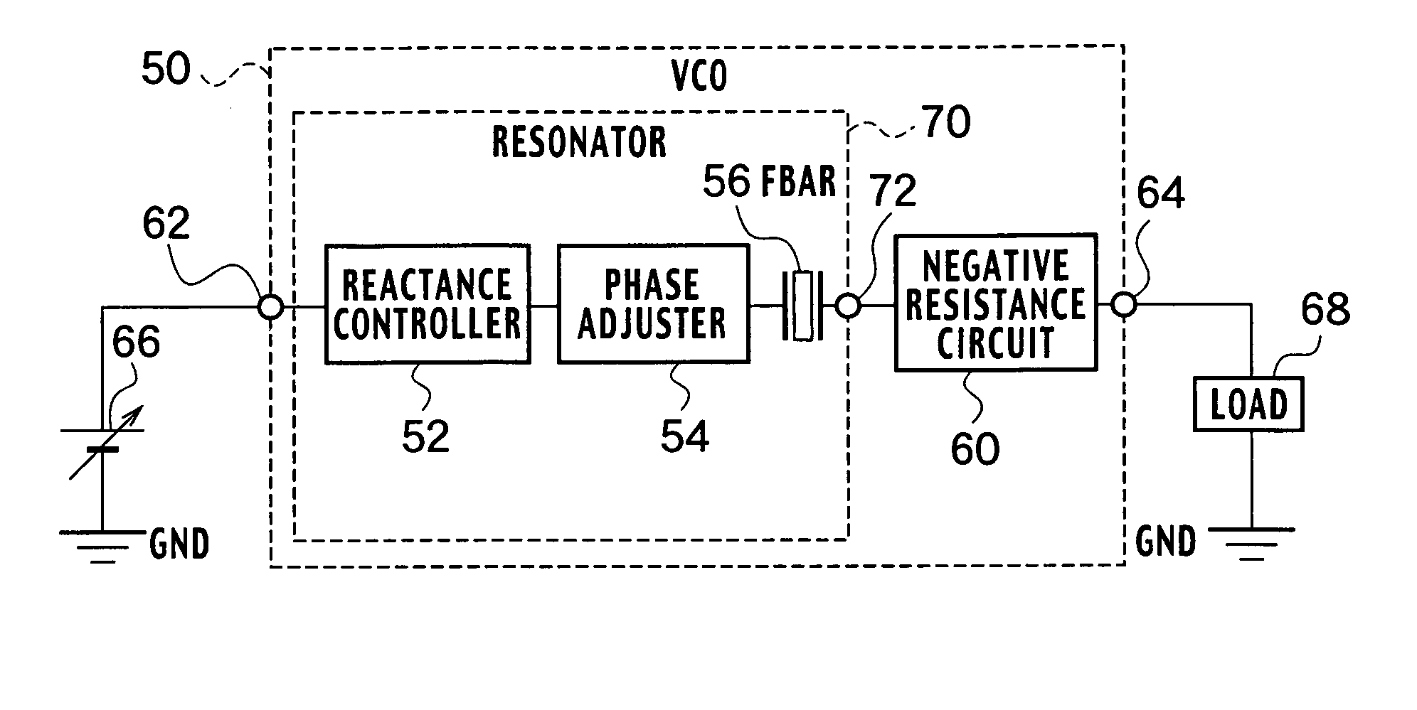 Voltage controlled oscillator, frequency synthesizer and communication apparatus