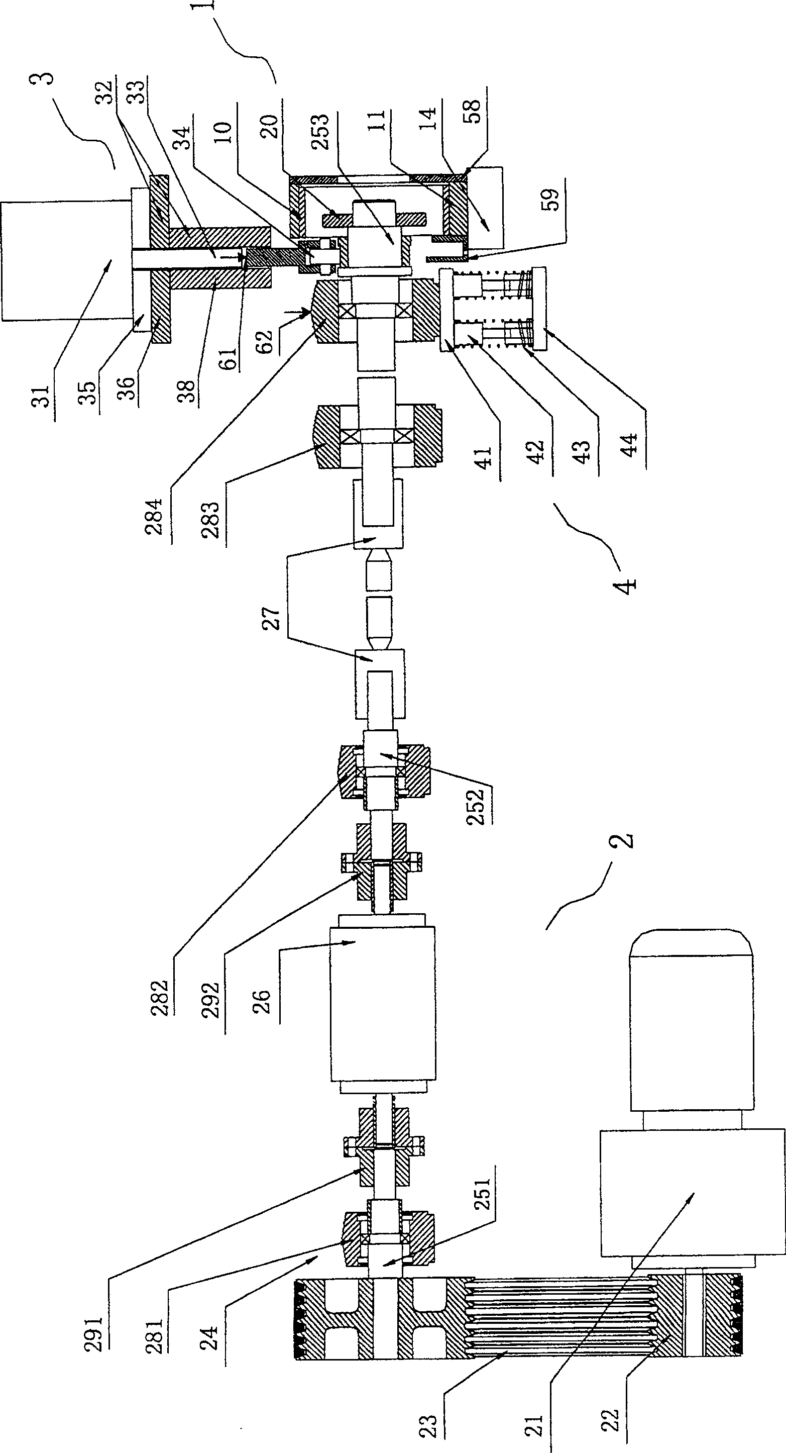 Petroleum drilling pipe shocking and sliding wear tester