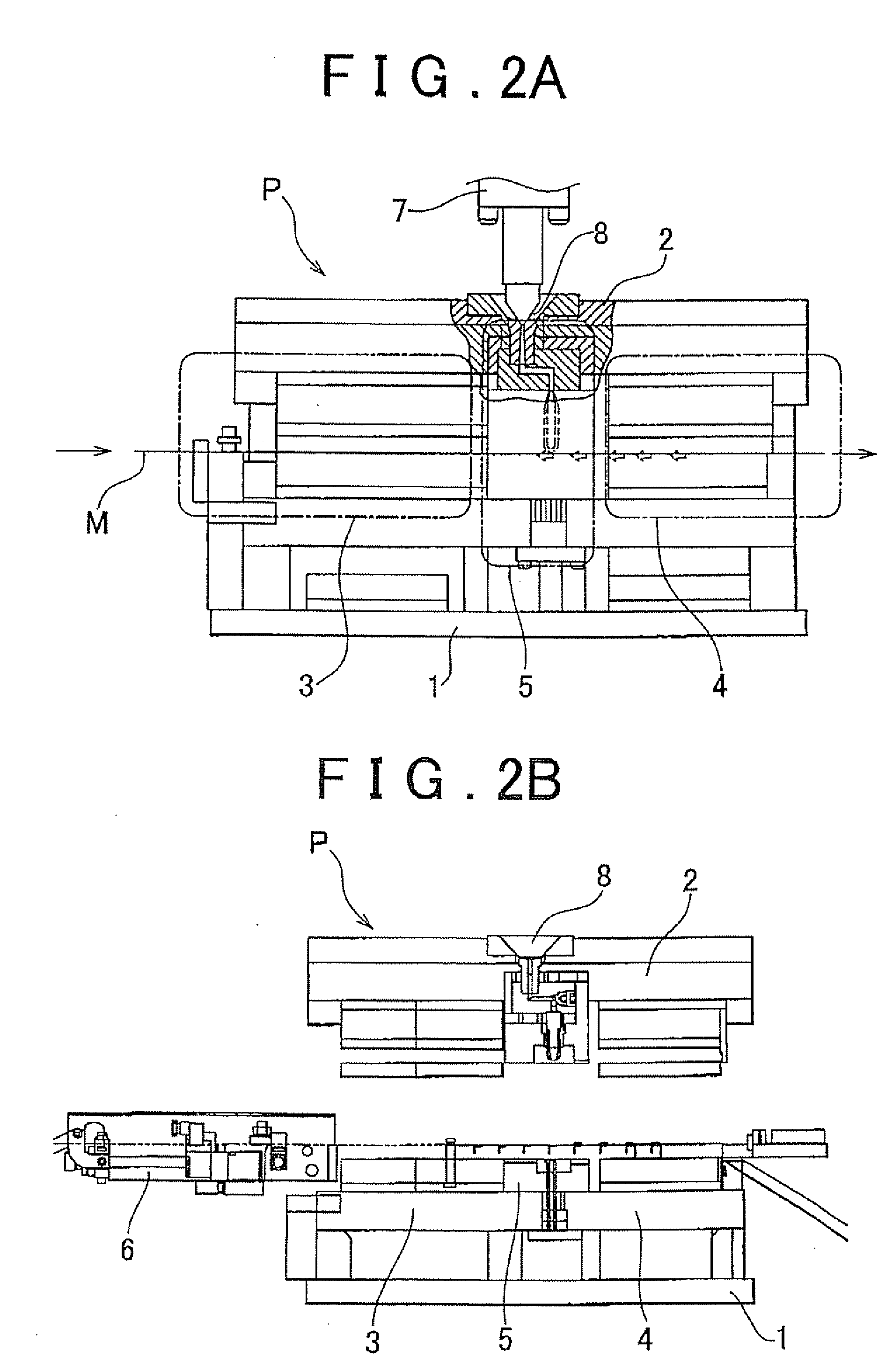 Forming method using pressing and injection-molding multifunction die, forming apparatus provided with pressing and injection-molding multifunction die, and metal-resin molded product formed by the method or the apparatus