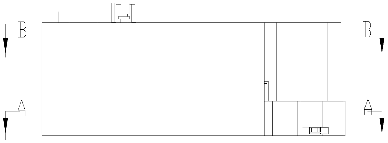 Liquid outlet device used for frosting processing