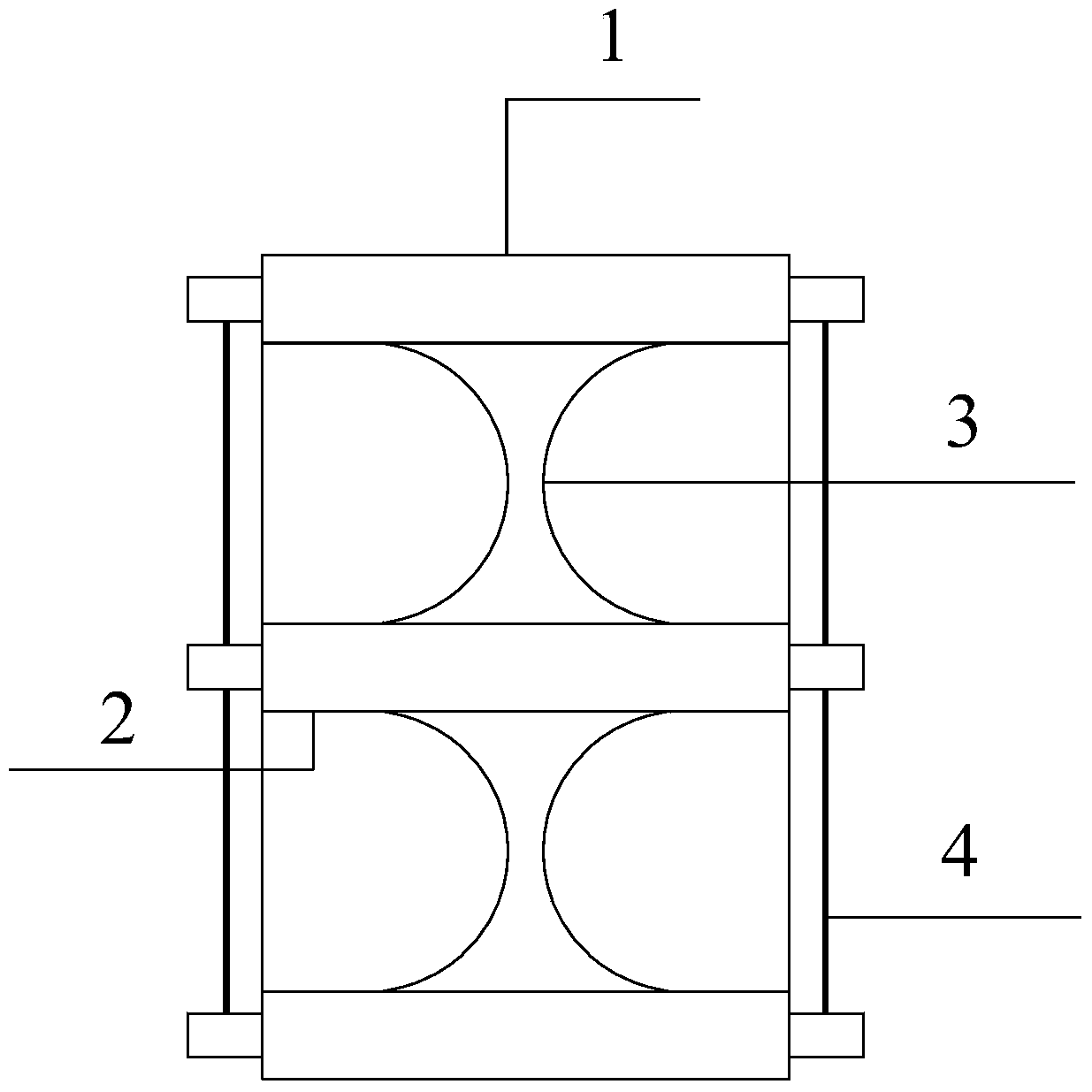 Superelastic self-resetting energy dissipation device