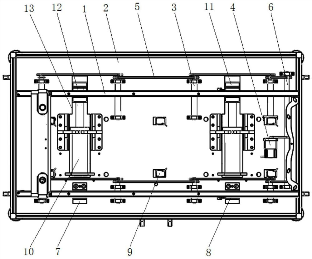 Integrated equipment and method for detecting and shaping forklift gantry