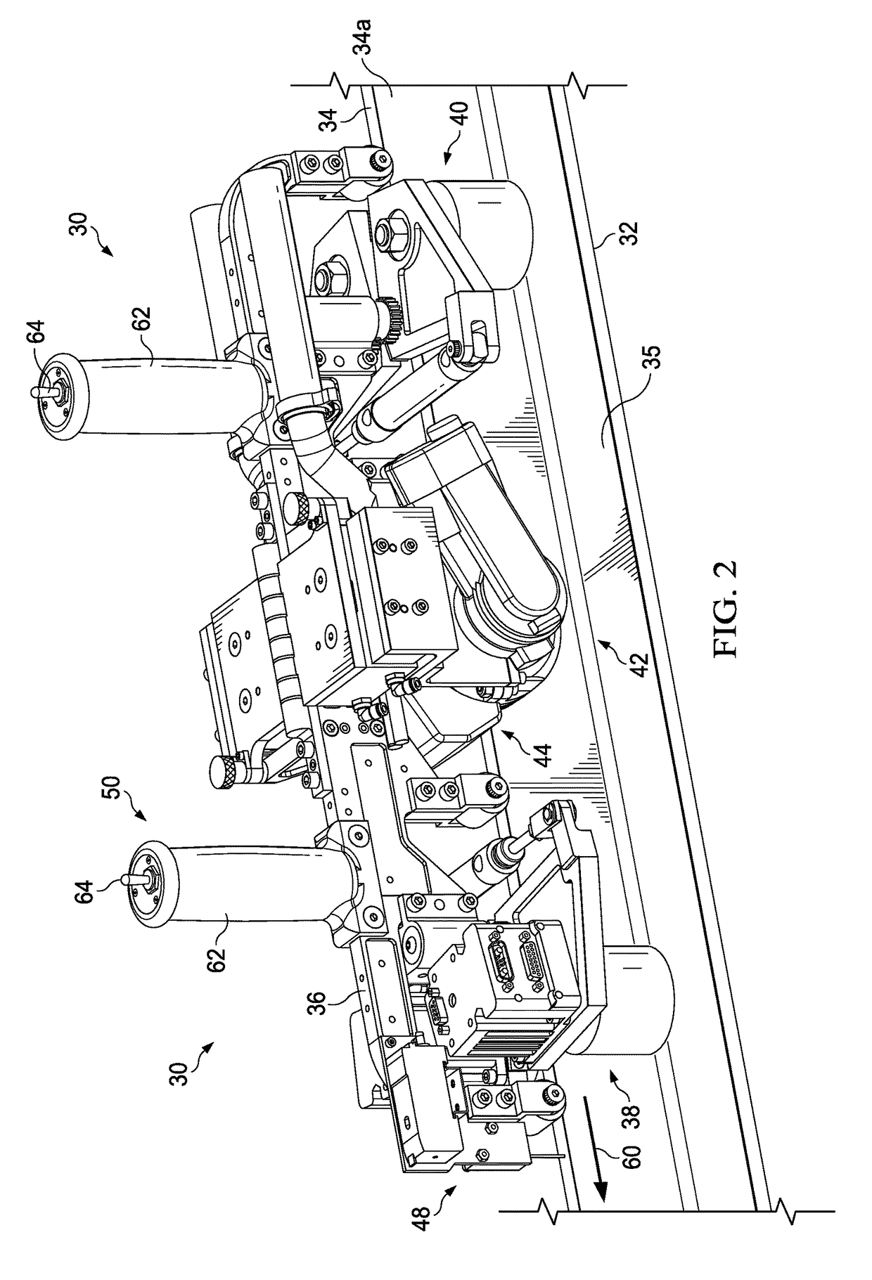Method and automated rover device for surface treatment
