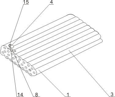 Pillow pressing type weak water supplementing device