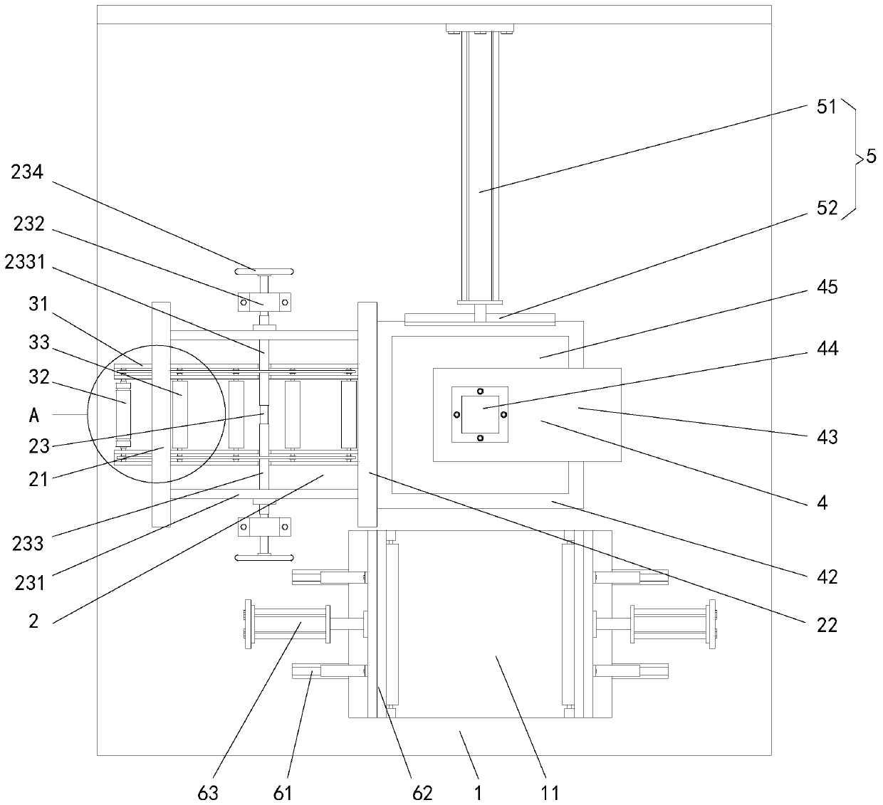 Hard paper card impressing device and method