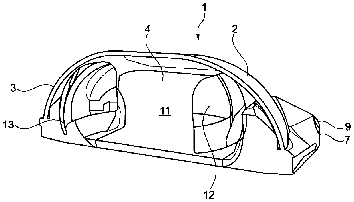 Display unit for autonomous motor vehicle, and autonomous motor vehicle