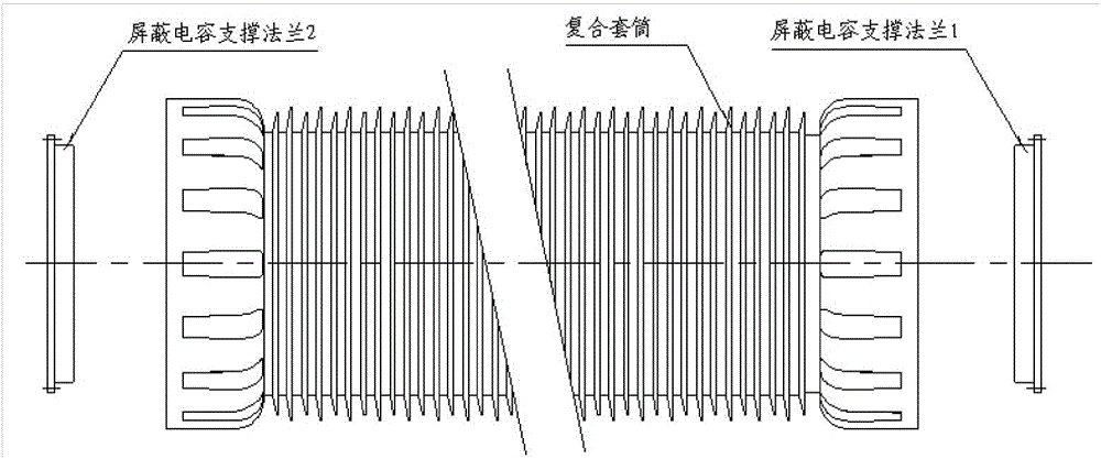 Installation method of capacitor units of equipotential shielding capacitor voltage transformer