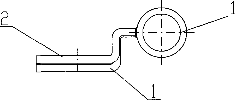 Hinge and production process thereof