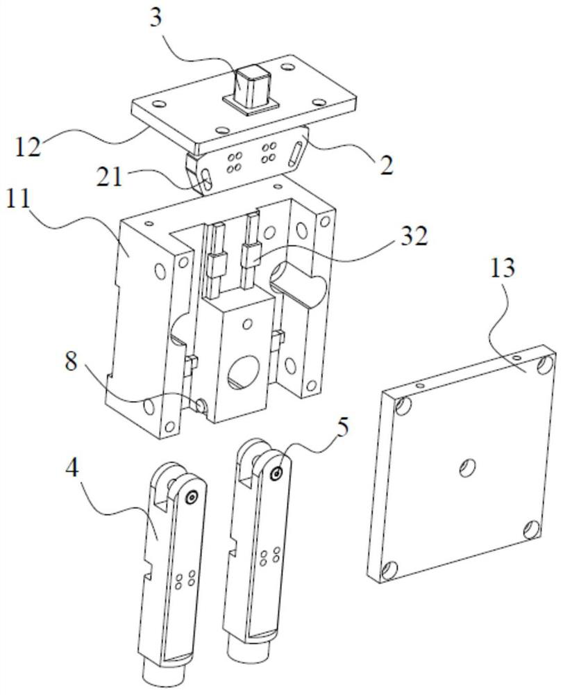 Automatic centering mechanism for T-shaped guide rail machining and control method for automatic centering mechanism