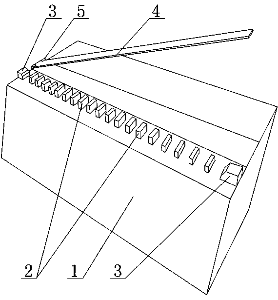 Easy-to-clamp chip pin removing device