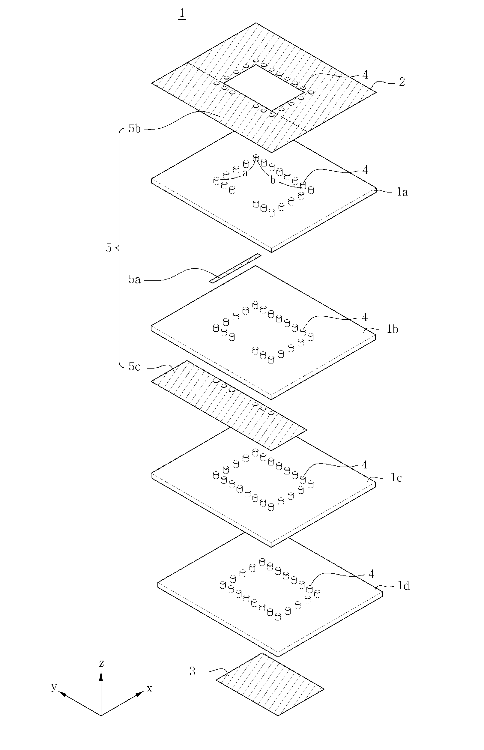 Dielectric resonator antenna embedded in multilayer substrate