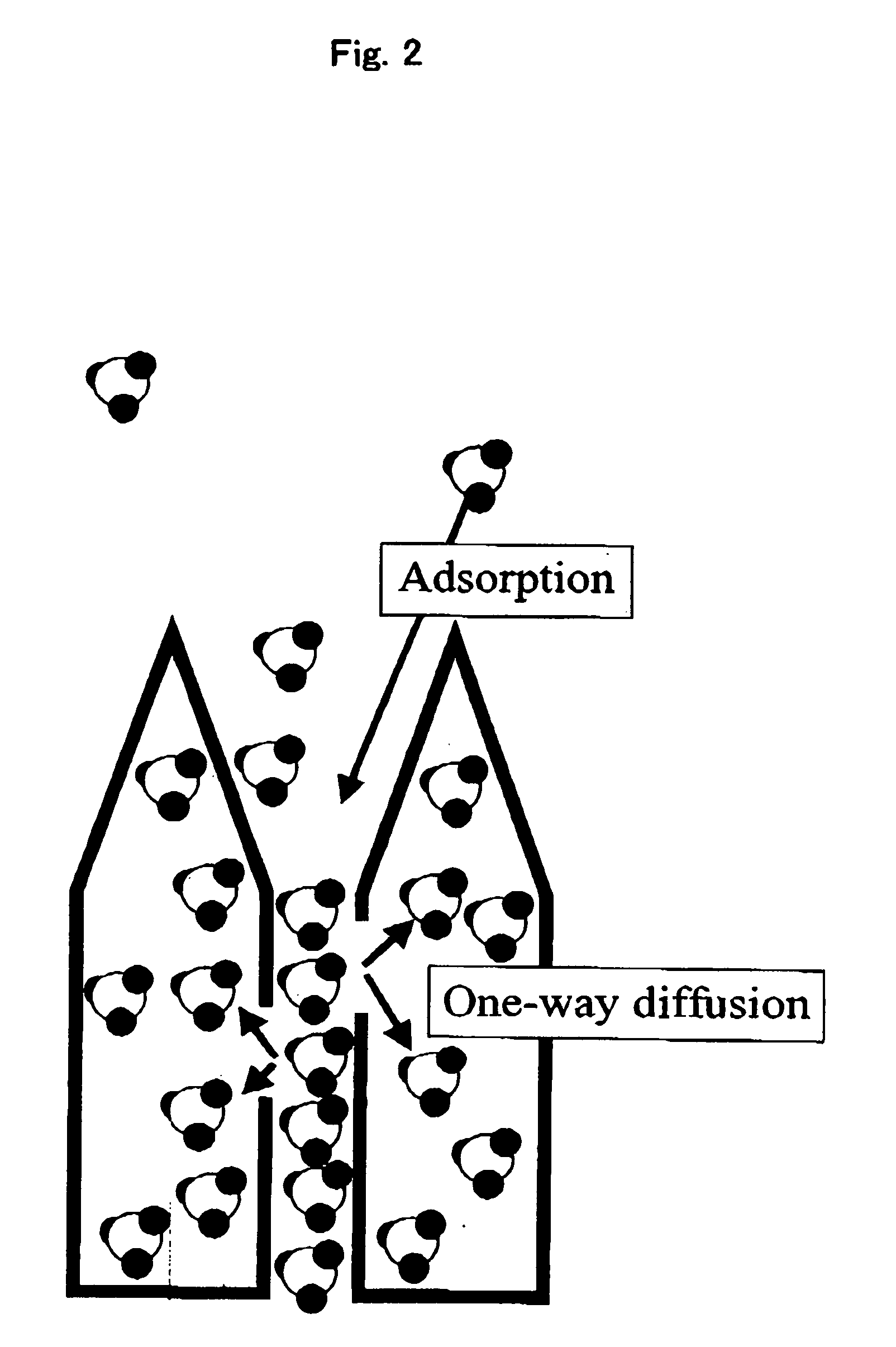 Self-locking carbon adsorbed body