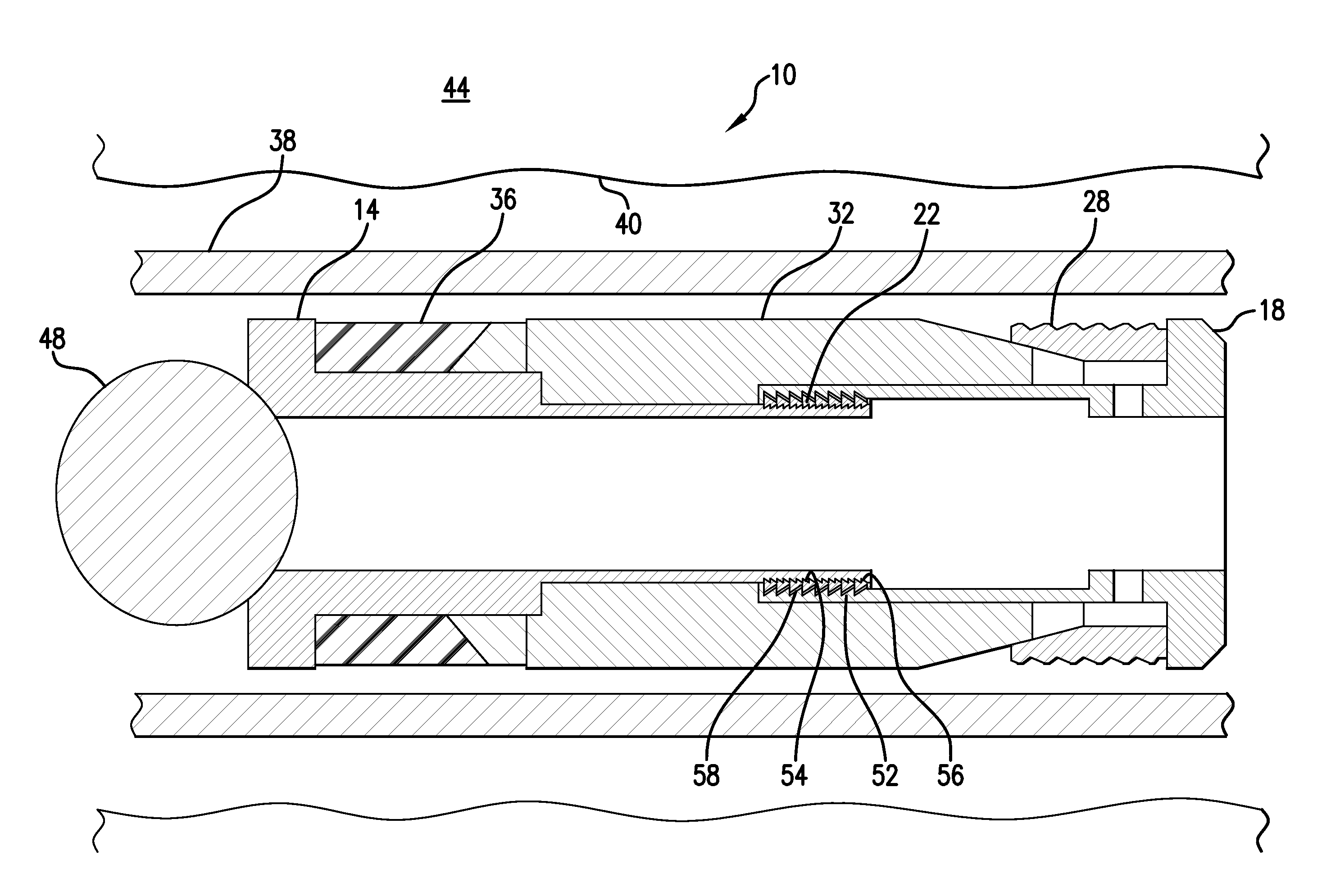 Plug reception assembly and method of reducing restriction in a borehole