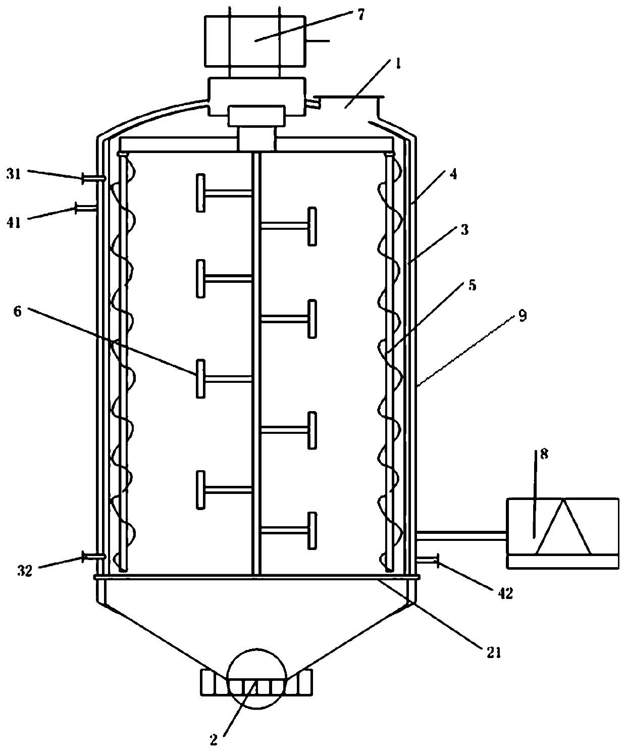 Melting and cocrystallization method of erythritol and high-power sweetening agent and product obtained by melting and cocrystallization method