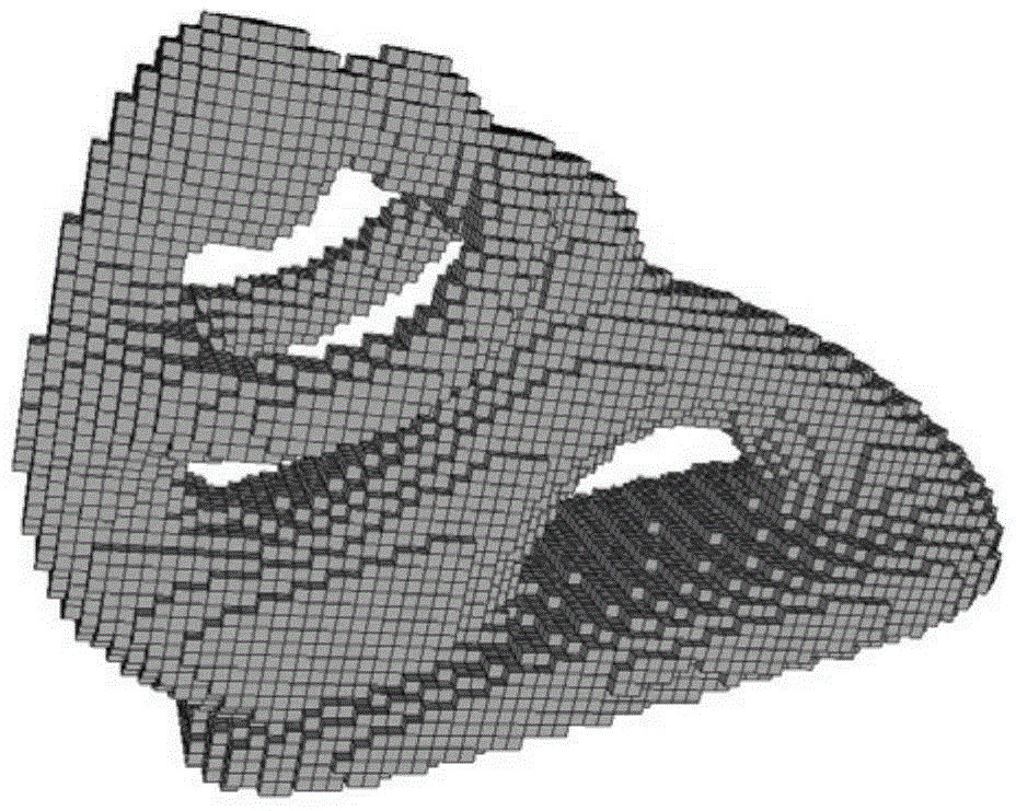 Iteration generation method of hexahedral mesh model