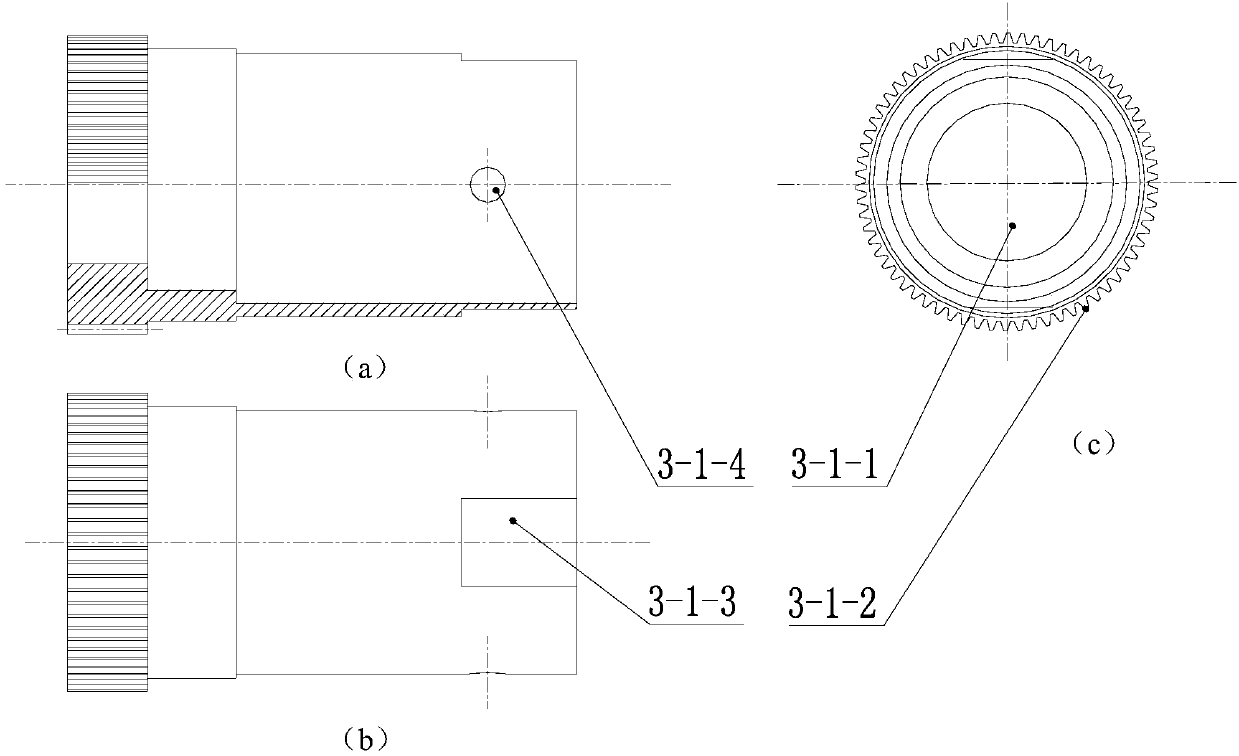 Coal cutter cutting part with differential speed separation roller