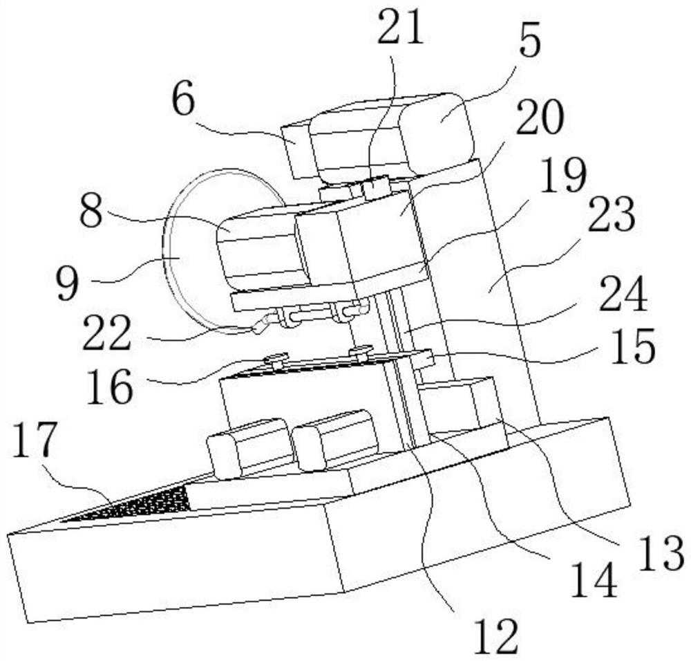 Part cutting device and use method thereof