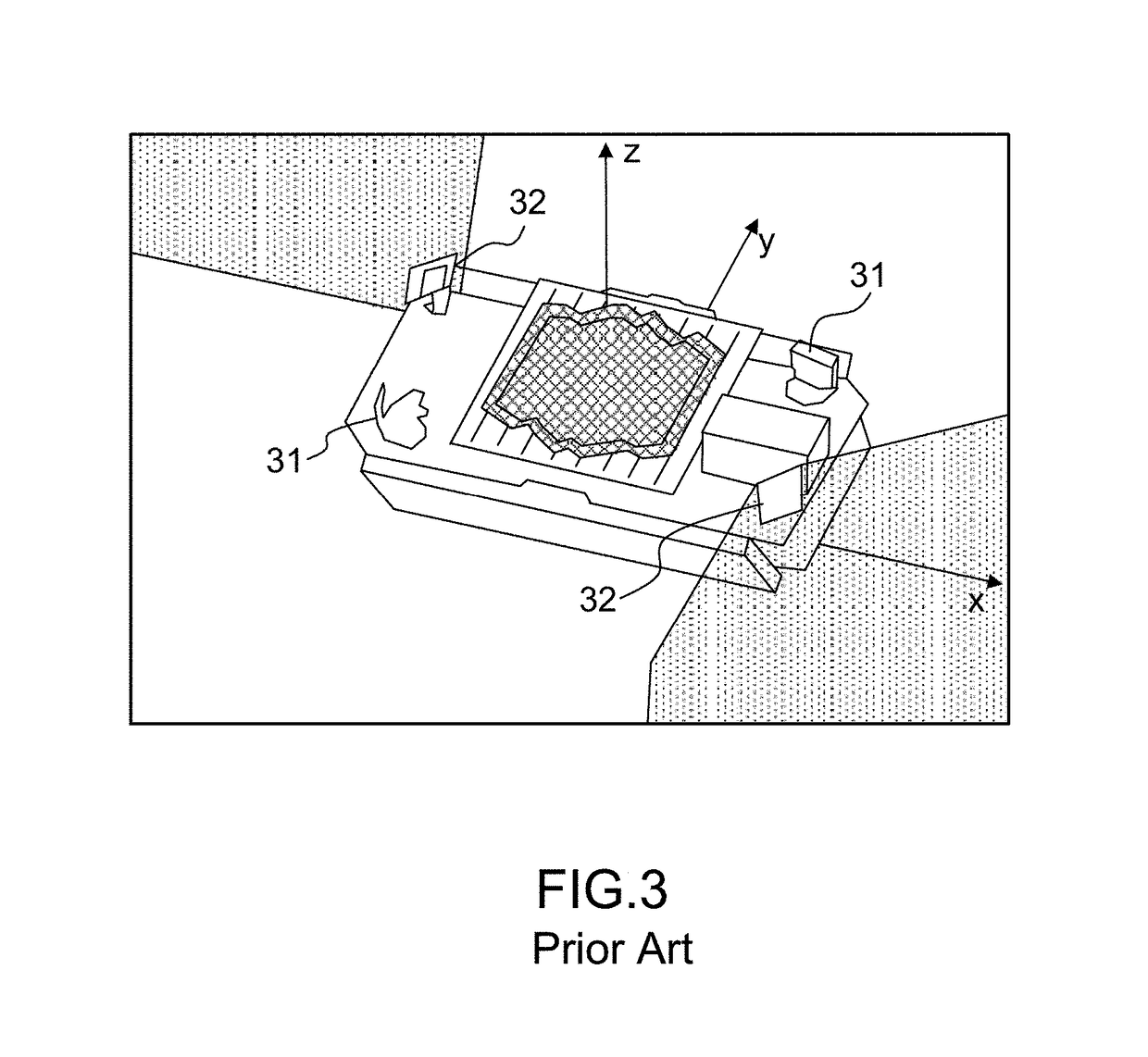 Inter-satellite communication device, associated satellite and associated constellation of satellites