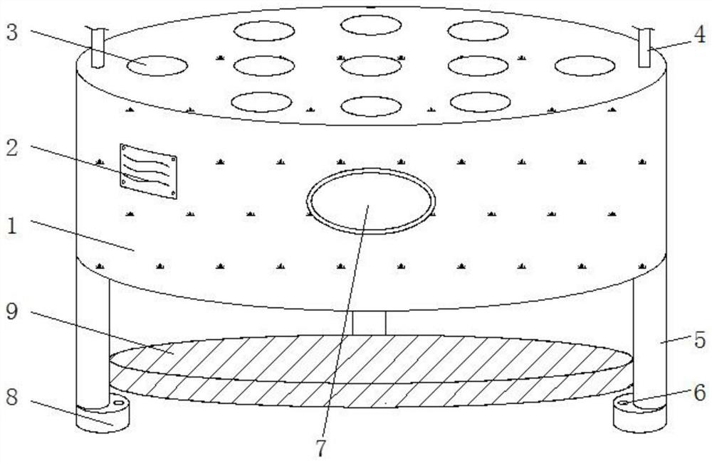 Tortoise egg liquid separation device