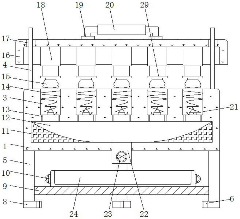 Tortoise egg liquid separation device