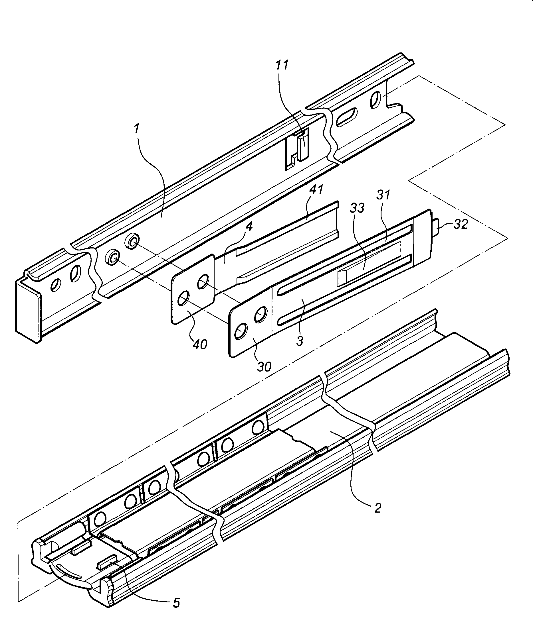 Sliding track stretching and positioning apparatus