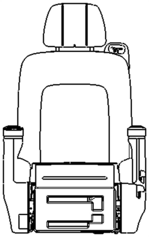 Automobile seat with mechanical massage system