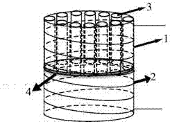 Underground three-dimensional displacement measuring system based on multiple mutual inductance mechanisms, and method