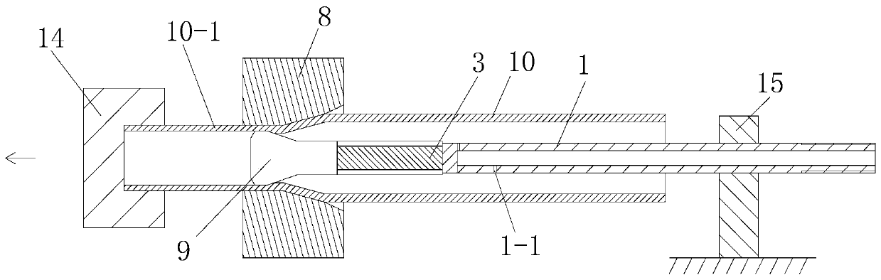 Pipe drawing lubrication device and pipe drawing processing method