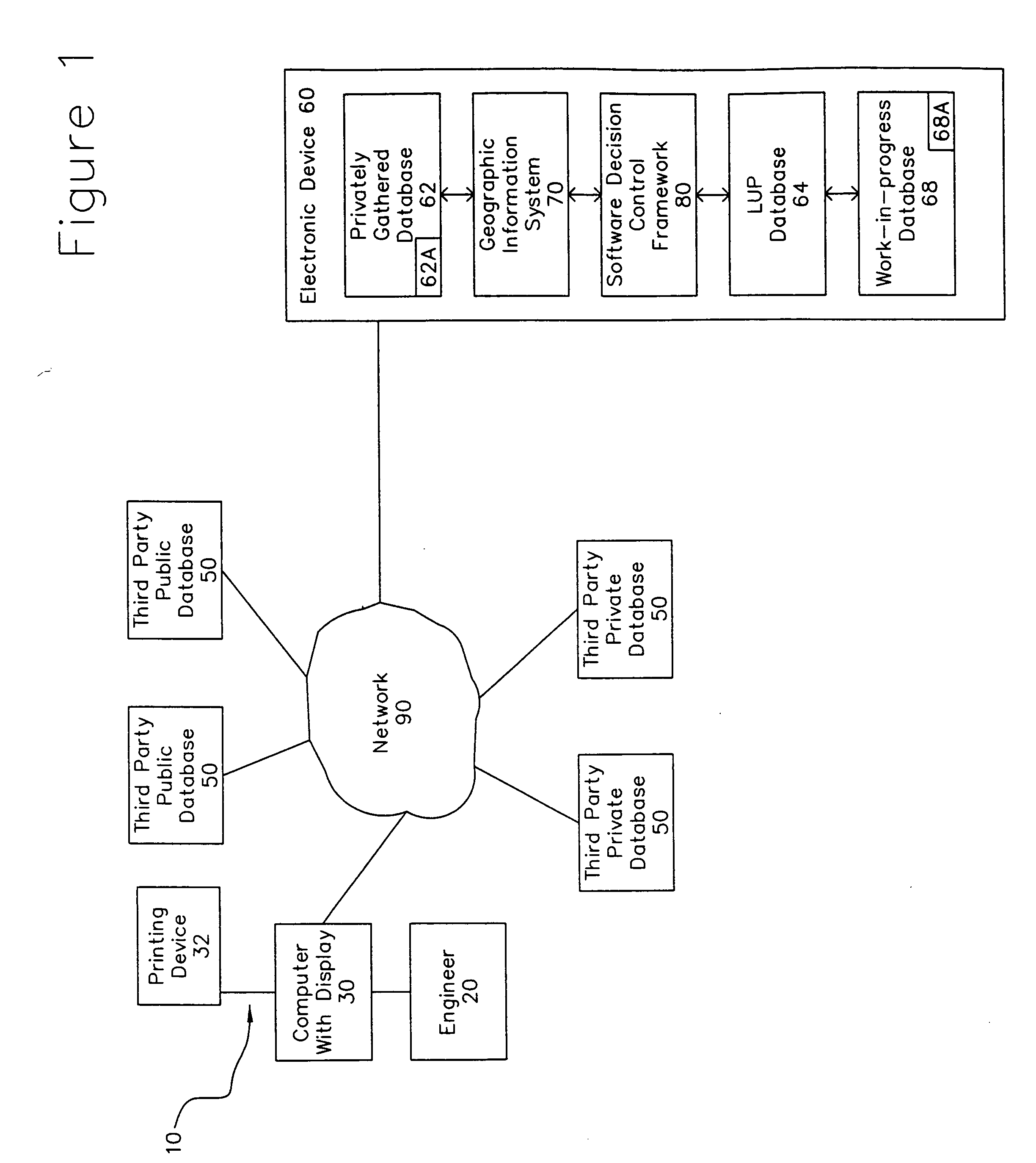 Process, system, or method for the determination of the percentage of area of a parcel of land available for development or preservation and the production of a report and map therefor on a fixed tangible medium