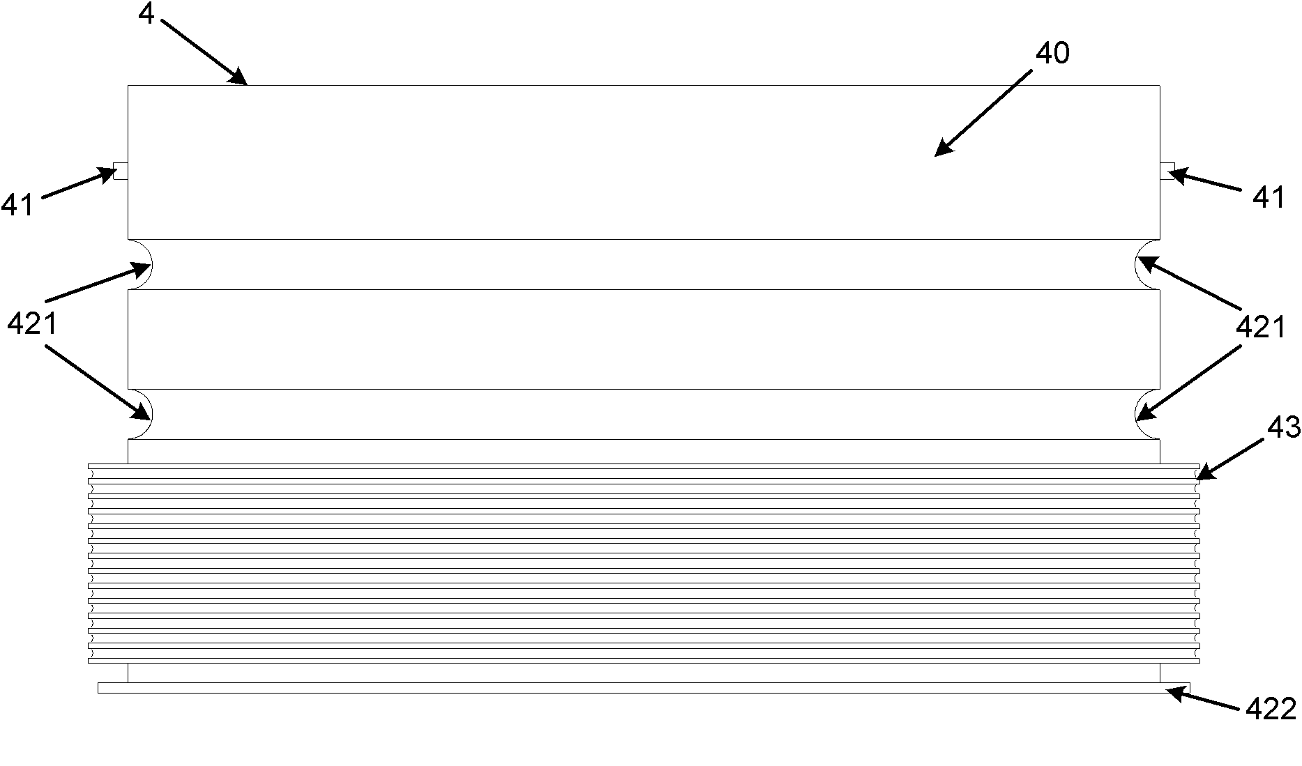 Loudspeaker and vibration part thereof