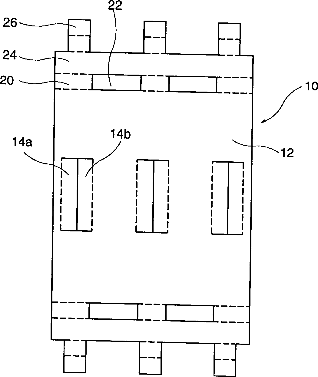 Corrugated paper support board