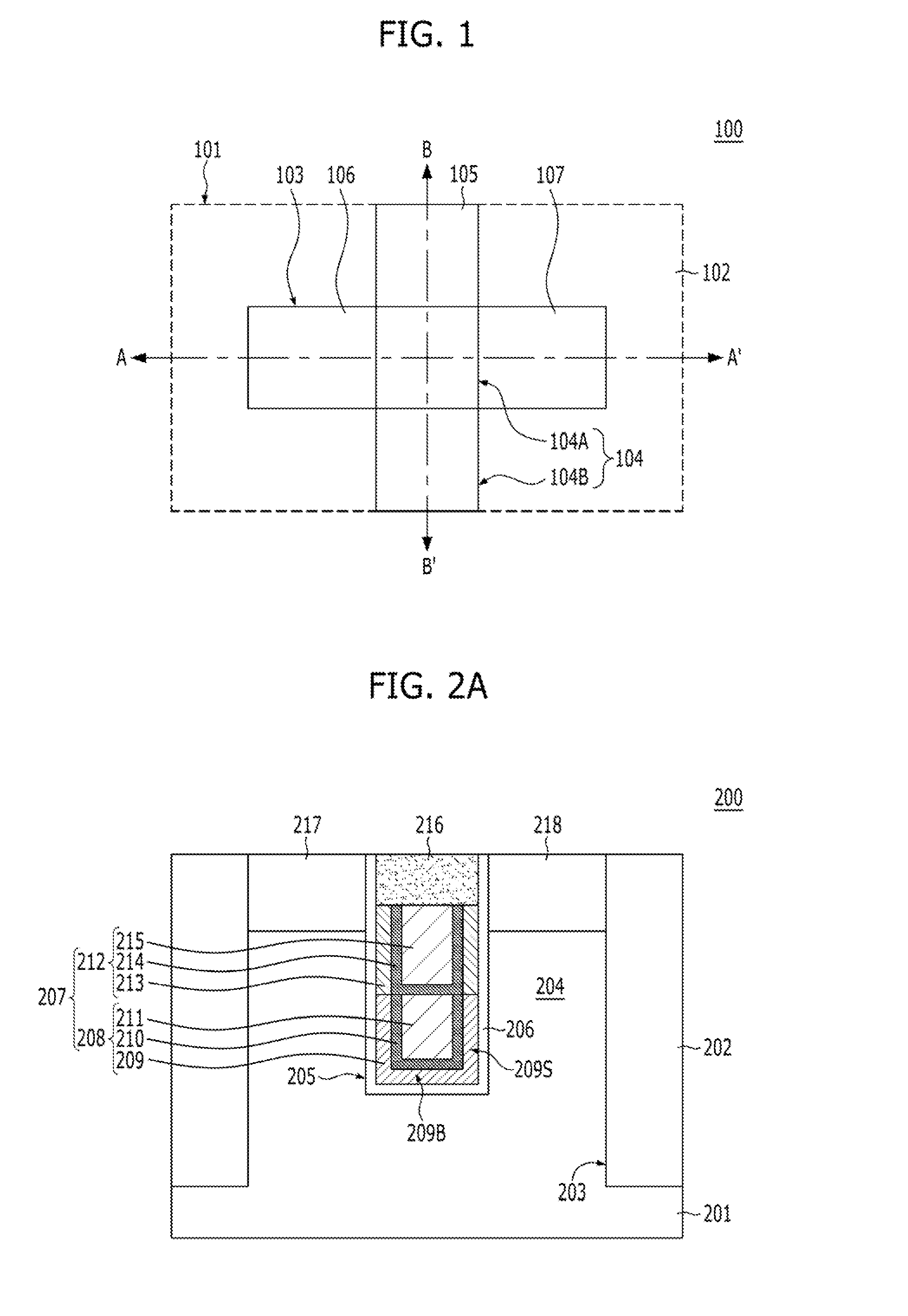 Dual work function buried gate type transistor and method for fabricating the same