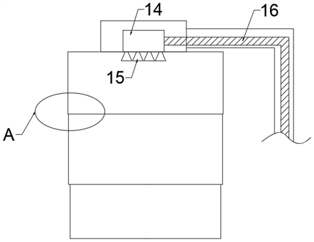 Cyclone type anti-floating anchor bolt machine