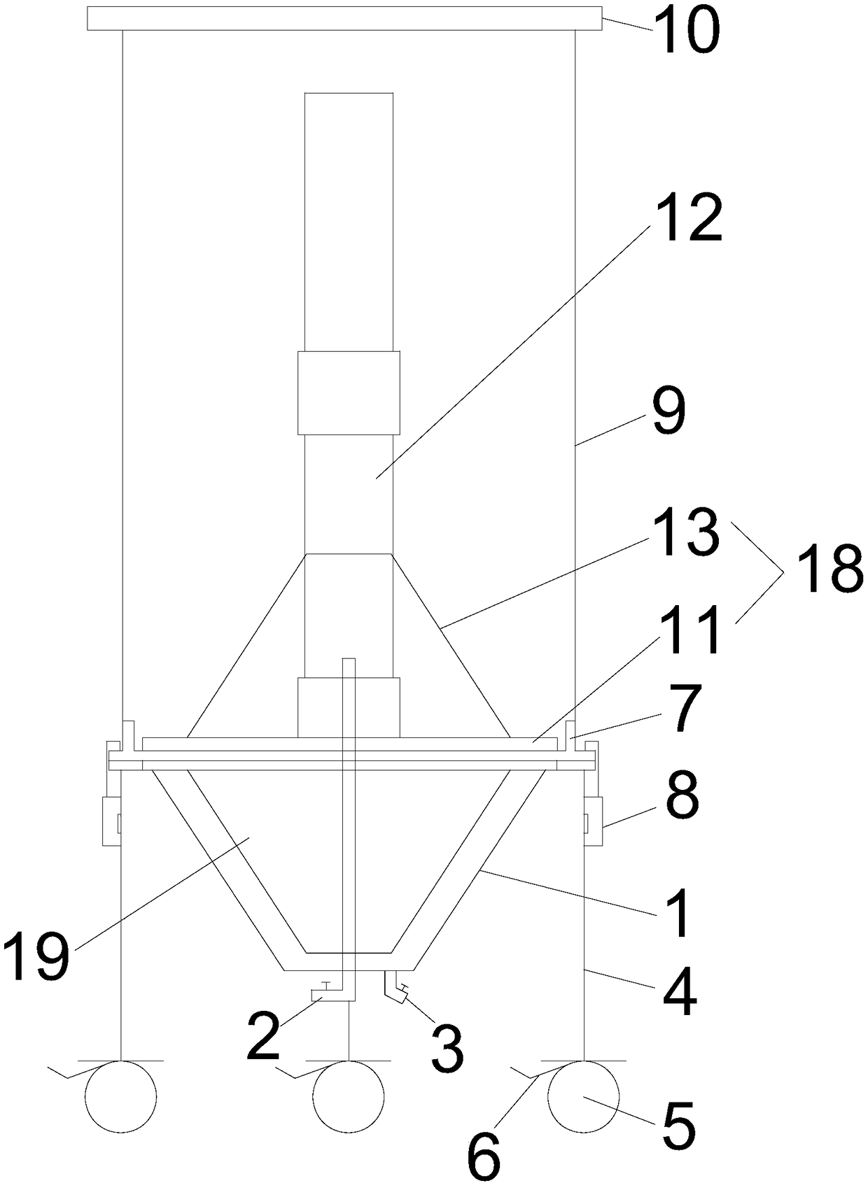 Central gaslift type efficient bioreactor