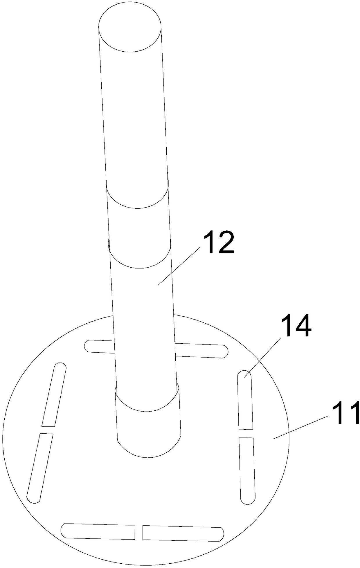 Central gaslift type efficient bioreactor