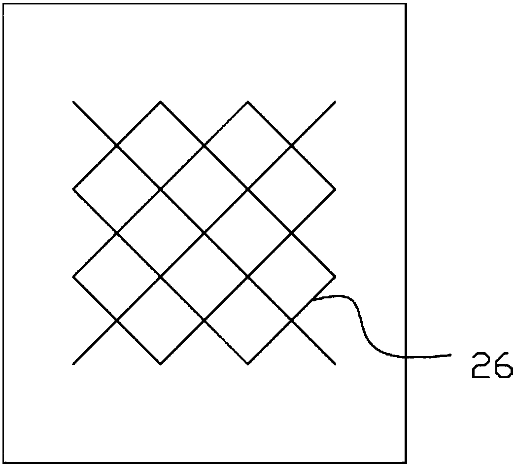 A lifting type food web surface cutting device