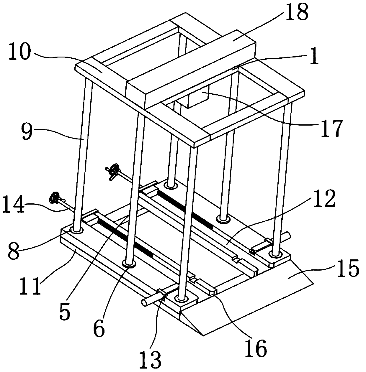 A lifting platform for maintenance of new energy vehicles