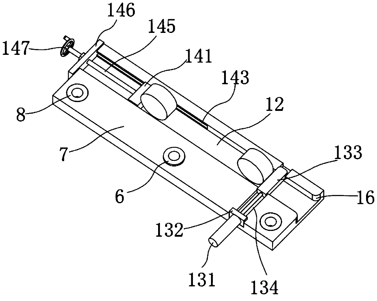 A lifting platform for maintenance of new energy vehicles