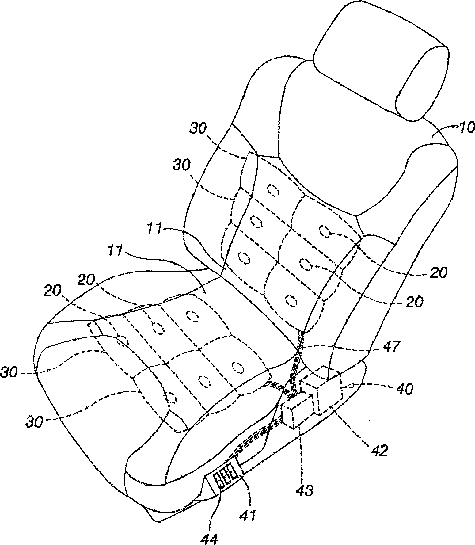 Method and system for adjusting seat