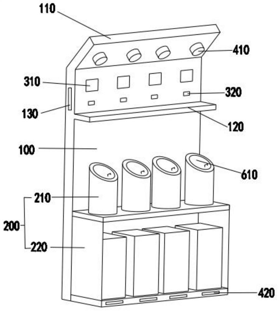 Evidence obtaining system and method for illegal garbage classification deposition