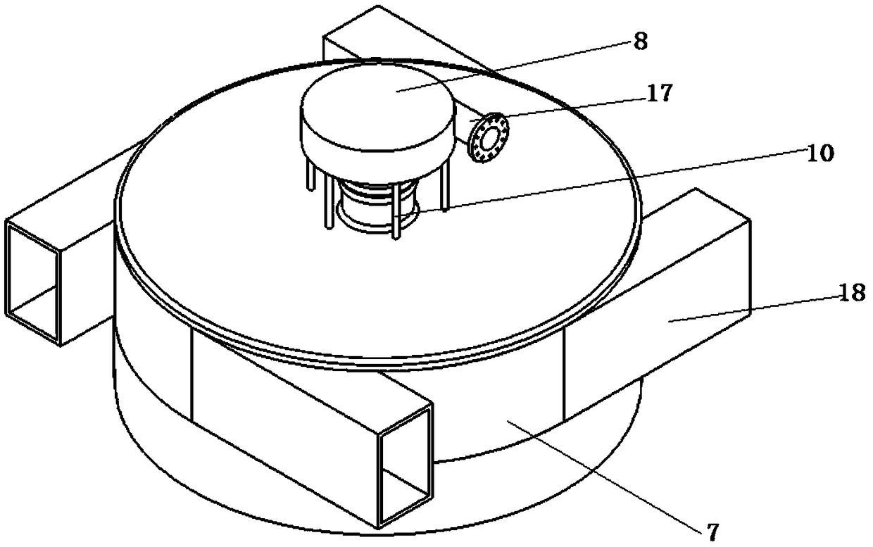 A three-in-one energy utilization device of turbine, condenser and circulating water pump