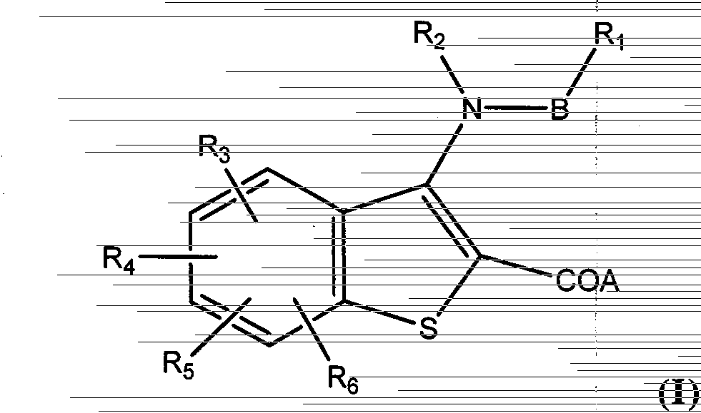 Benzothiophene derivative, preparation method and application thereof