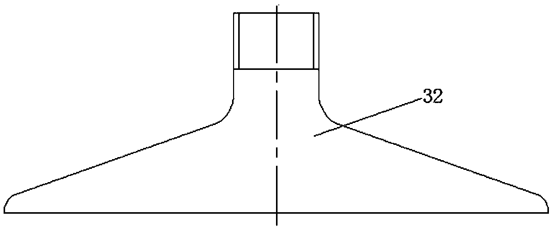 Replaceable foot structure for legged landing gear