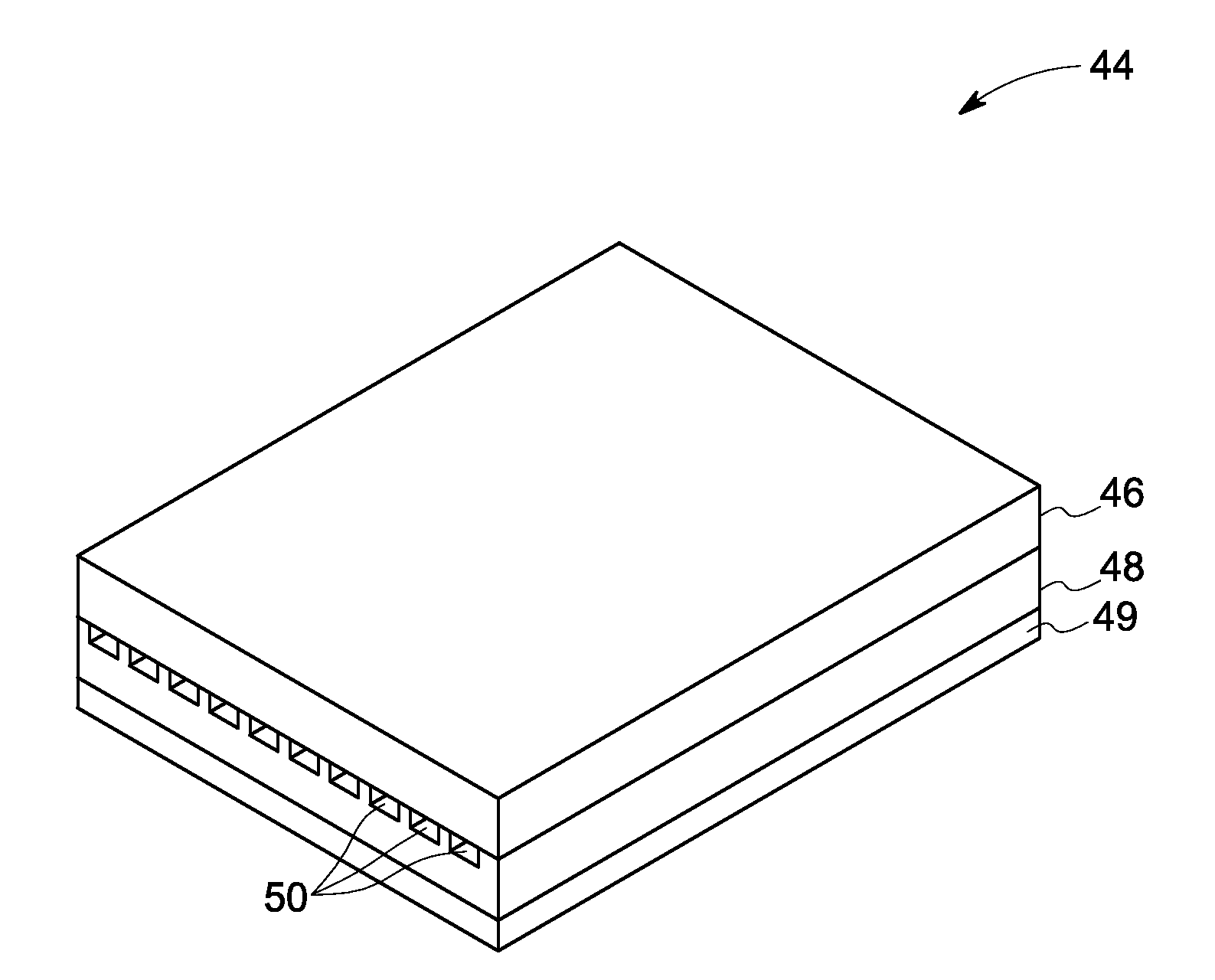 Fluidic thermal management article and method