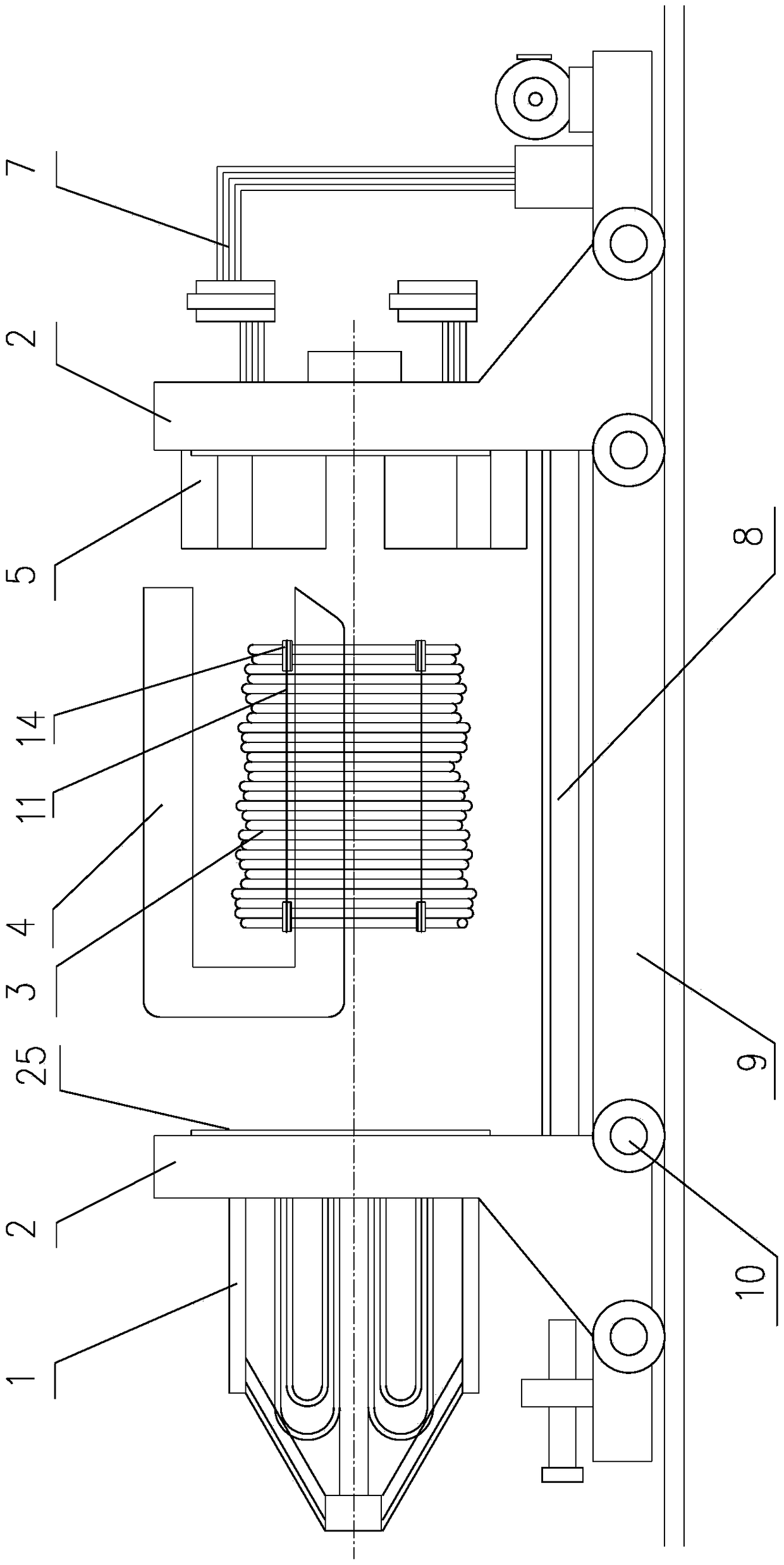 Gasket placement mechanism of high speed wire rod packer, and gasket structure