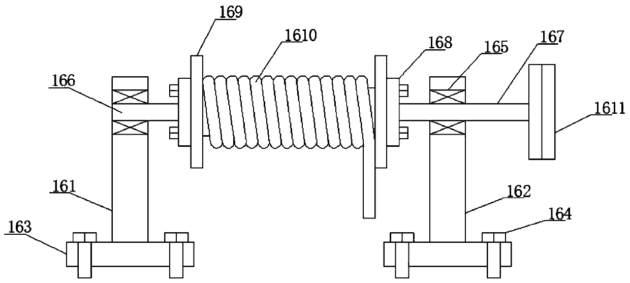 Wood pile tamping device for civil engineering