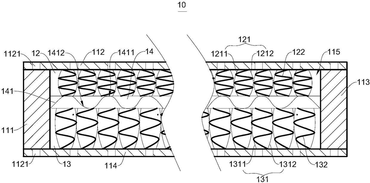 Double-spring combined mattress and mattress