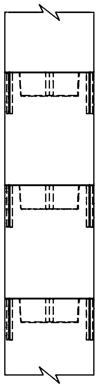 Connecting structure of prefabricated pier sections